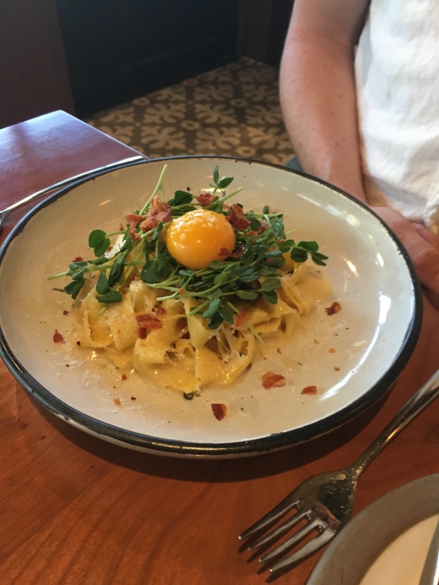 Egg Fettuccini Carbonara